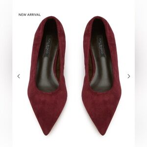 Tony Bianco Costa Vino Burgundy Women's Kitten Heels